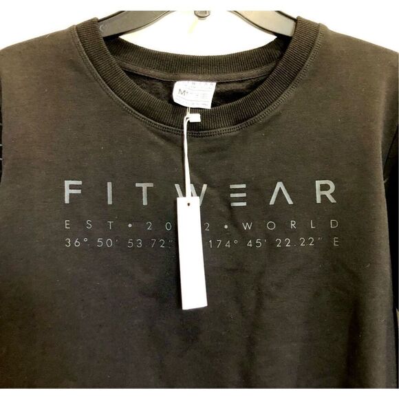 FITWEAR FASHION - NWT L Sz M+ (12) Long Sleeve Slouch Top (Fleece Lined) - Picture 7 of 16
